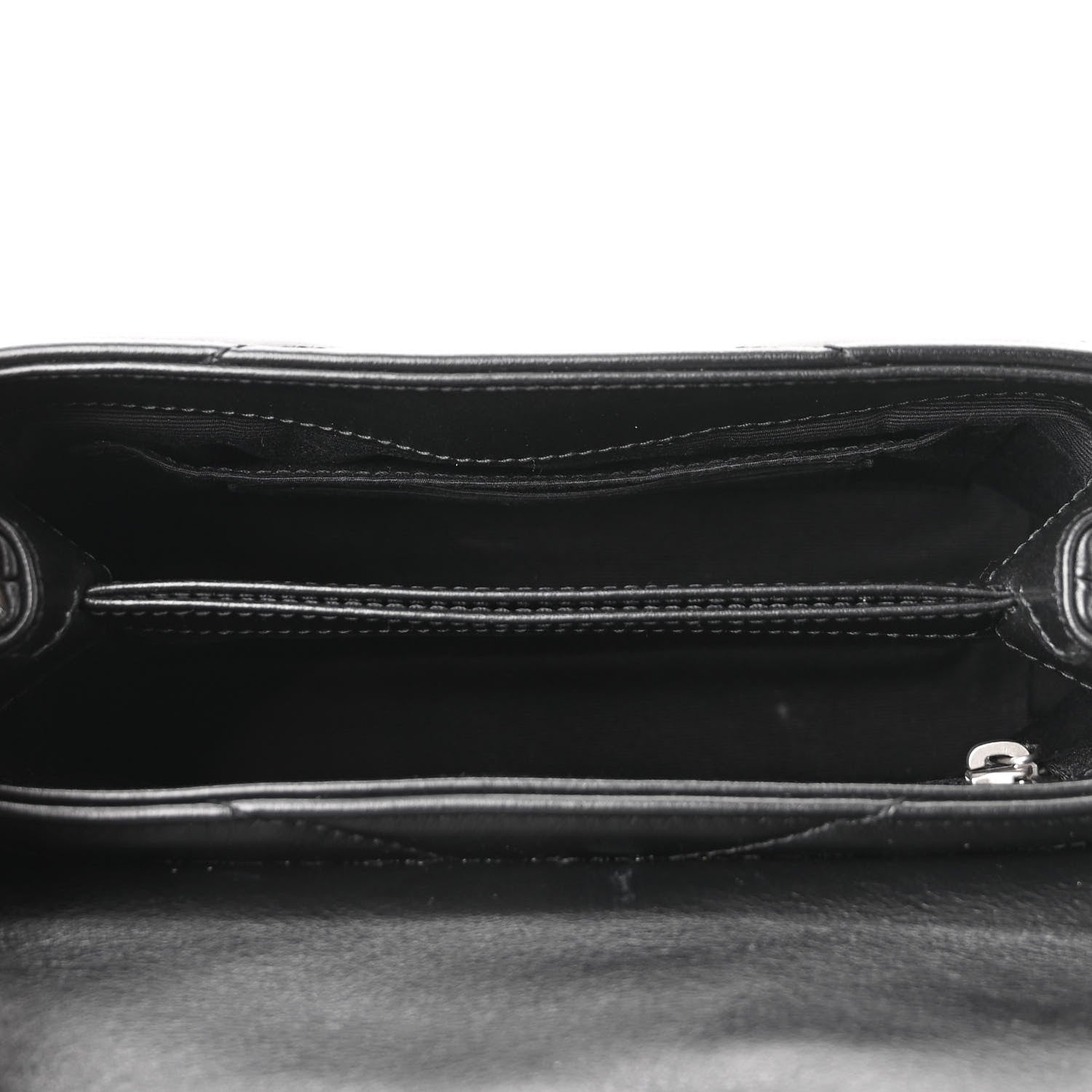 Saint Laurent Calfskin Y Quilted Monogram Toy Loulou Crossbody Bag Black 5 of 10