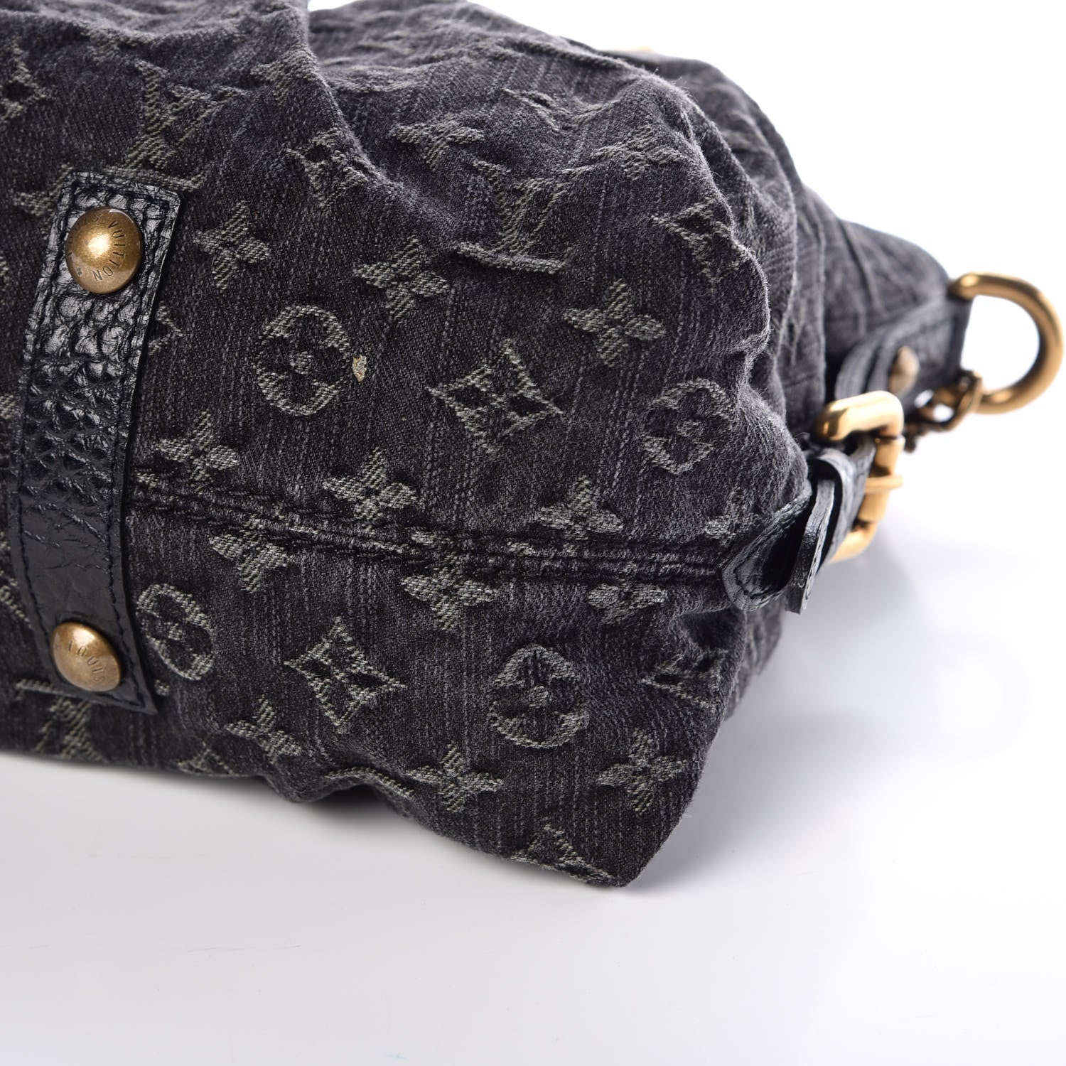 Louis Vuitton Denim Neo Cabby MM Black 6 of 9