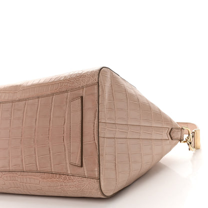 Givenchy Crocodile Medium Antigona Nude Pink 10 of 10