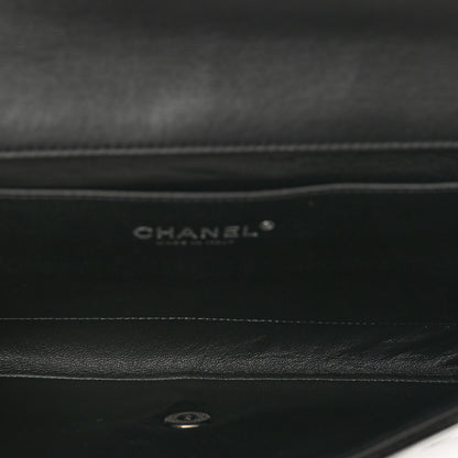 Chanel Patent Quilted Clutch with Chain Flap Black 6 of 10
