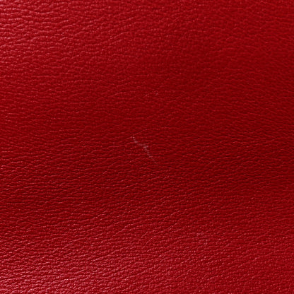 Saint Laurent Calfskin Monogram Large Belle De Jour Clutch Red 9 of 9