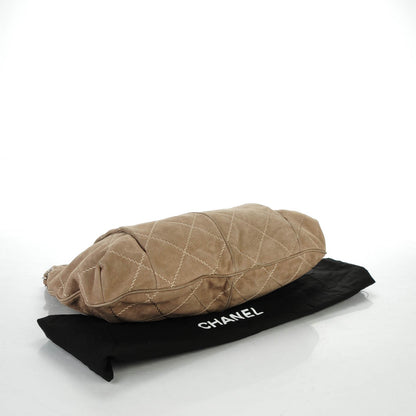 Chanel Suede Darjeeling Hobo Light Grey 4 of 7