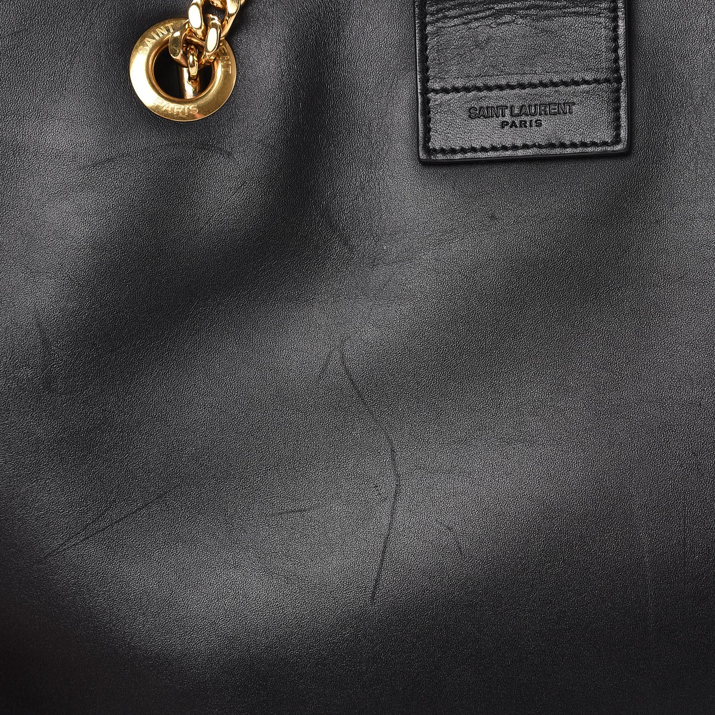 Soft Calfskin Monogram Cassandre Shopper Black