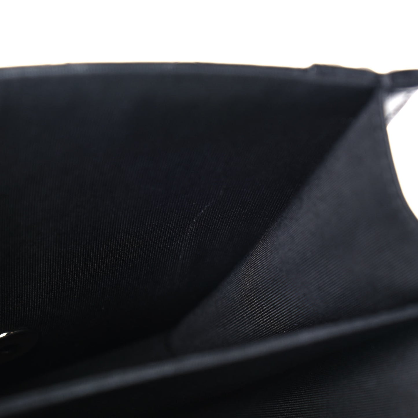 Calfskin Quilted North South Boy Flap Black