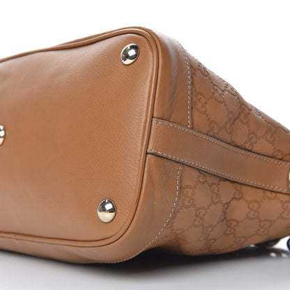 Gucci Guccissima Medium Top Handle Bag Light Brown 11 of 12