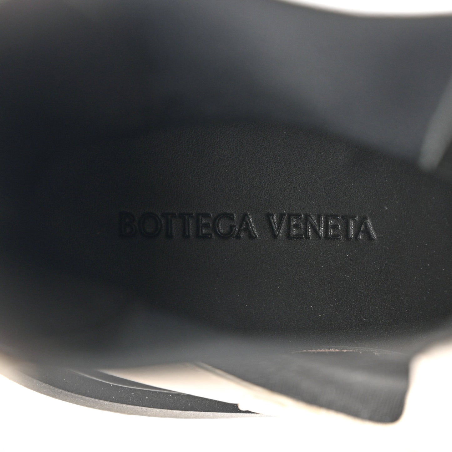 Calfskin The Tire Chelsea Boots 35.5 Wax Black Transparent