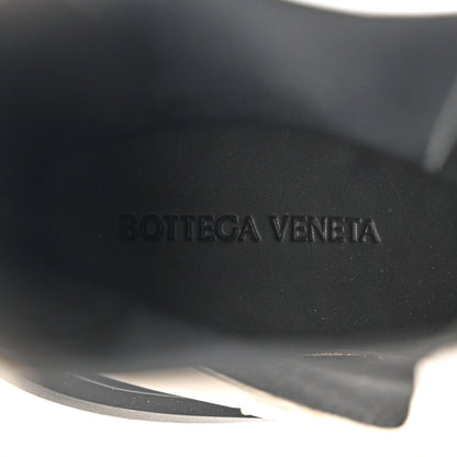 Bottega Veneta Calfskin The Tire Chelsea Boots 35.5 Wax Black Transparent 6 of 8
