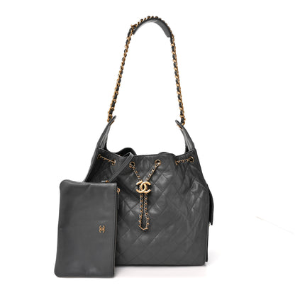 Chanel Caviar Quilted Medium Chanel 25 Handbag Dark Grey 2 of 12