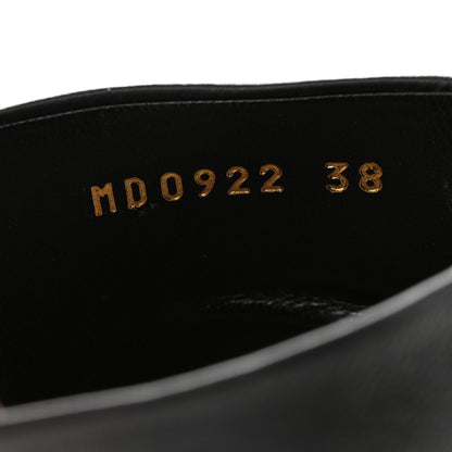Christian Dior Lambskin D-Fame Mule Sandals 38 Black 9 of 14