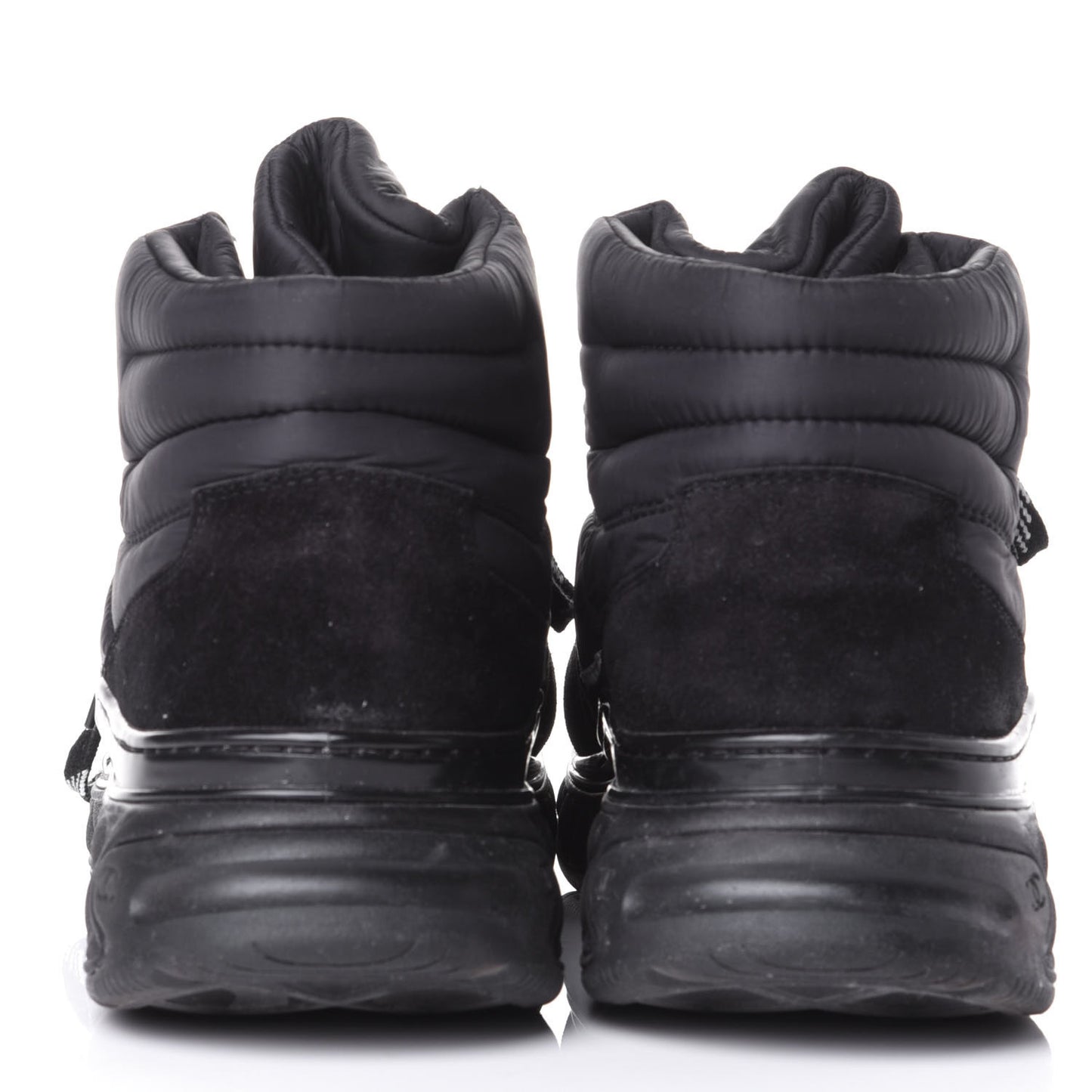 Fabric Suede Womens CC Sneakers 39.5 Black