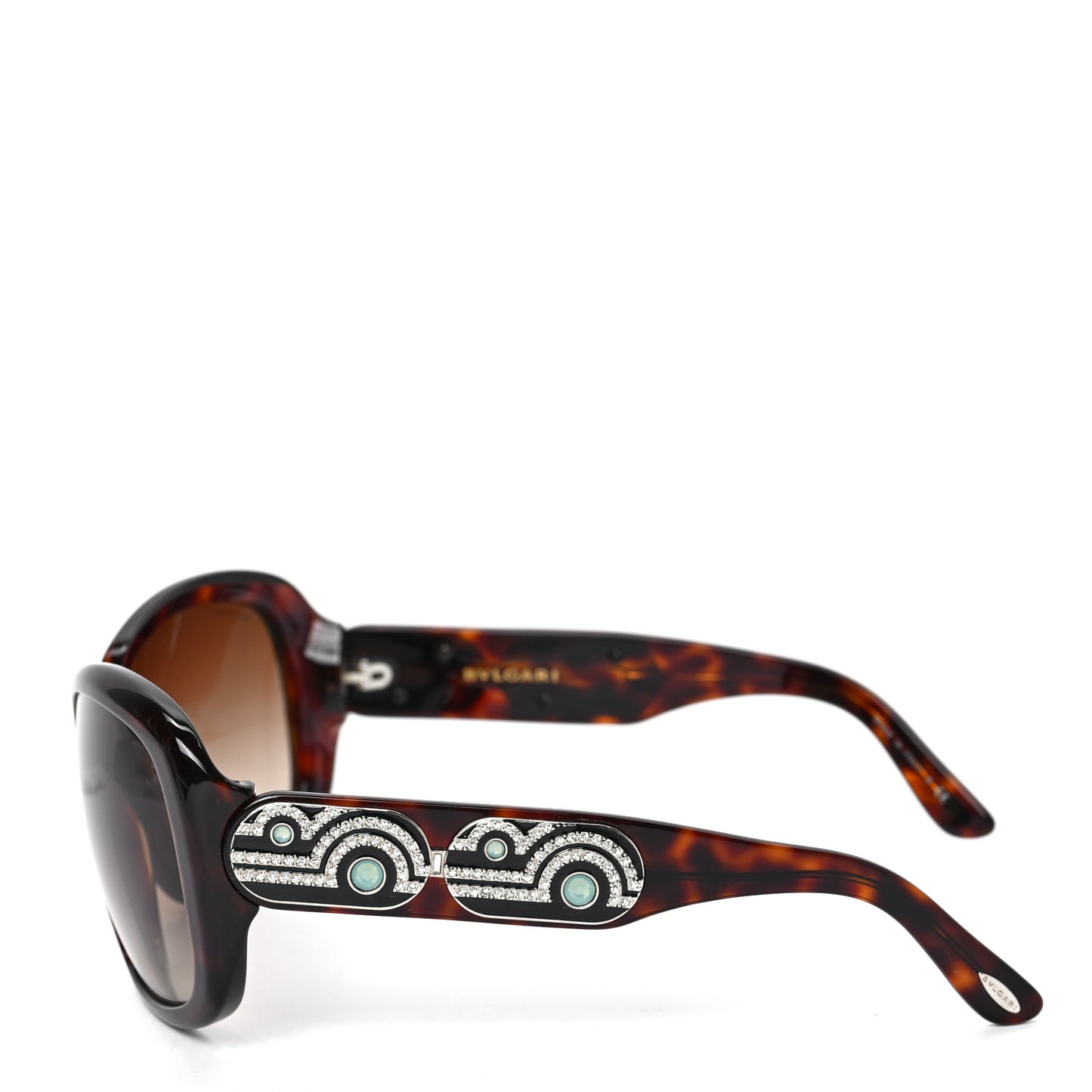 Crystal Sunglasses 8038-B Brown