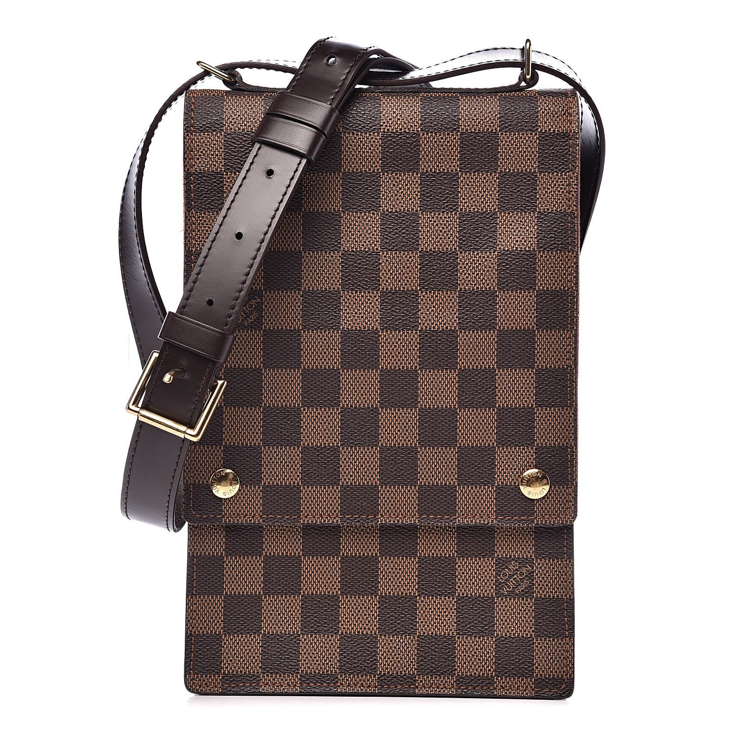 Louis Vuitton Damier Ebene Portobello Travel Shoulder Bag 1 of 12