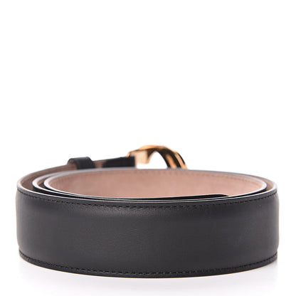 Gucci Calfskin Interlocking G 37mm Belt 90 36 Black 3 of 8