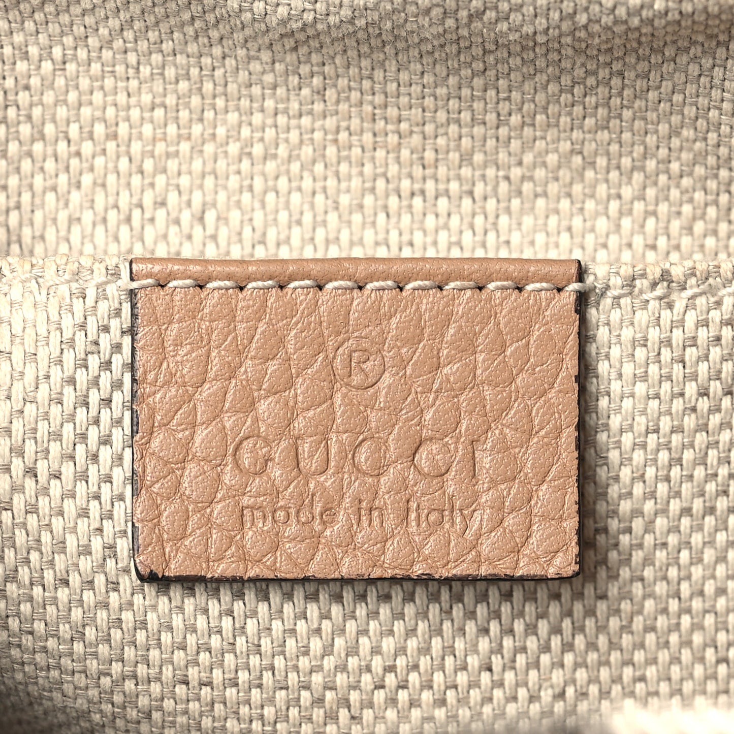 Pebbled Calfskin Small Soho Disco Bag Camelia