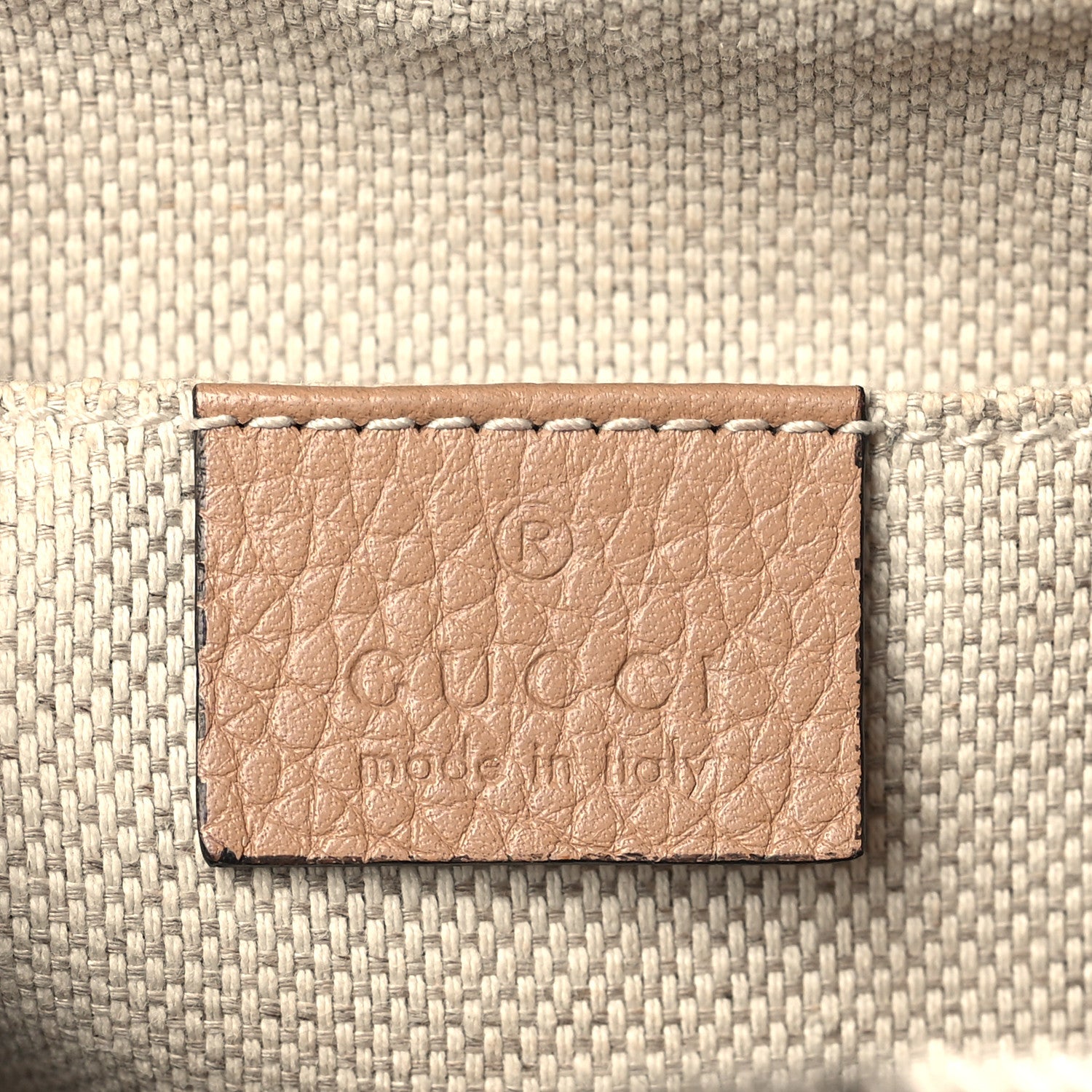 Gucci Pebbled Calfskin Small Soho Disco Bag Camelia 6 of 15