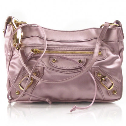 Balenciaga Satin Limited Edition Lilac Handbag 1 of 10