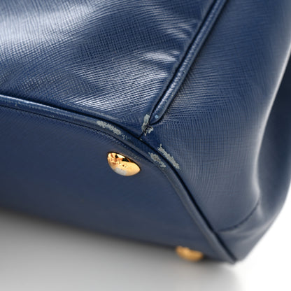 Prada Saffiano Large Galleria Double Zip Tote Bluette 15 of 15