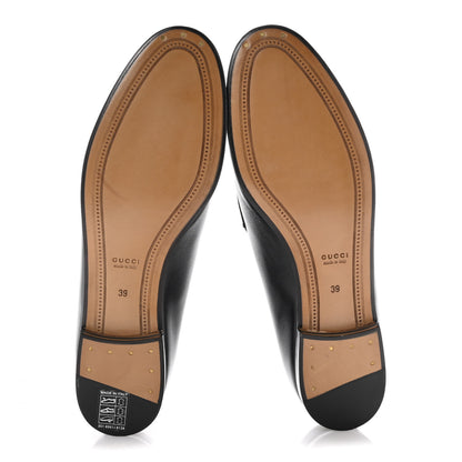Gucci Calfskin Womens Jordaan Loafers 39 Black 6 of 11