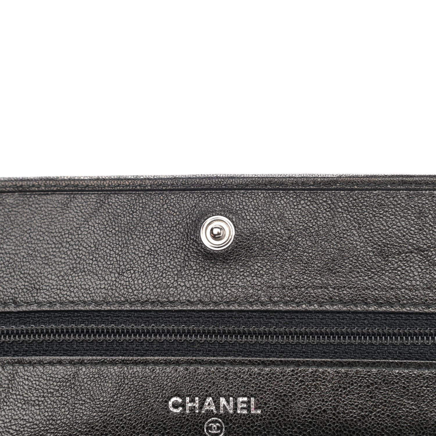Chanel Goatskin Wallet on Chain WOC Black 11 of 12