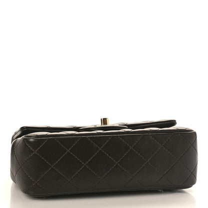 Chanel Lambskin Quilted Mini Rectangular Flap Dark Brown 4 of 9