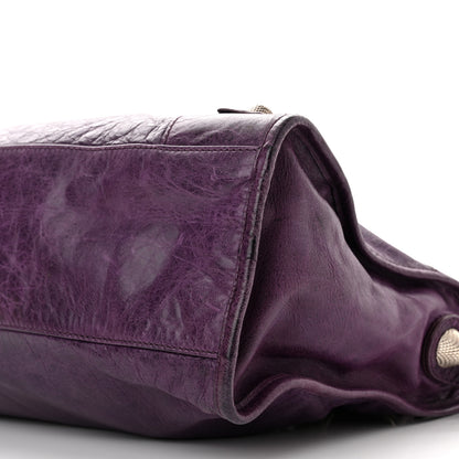 Balenciaga Agneau Giant 21 Silver Hardware City Raisin 10 of 13