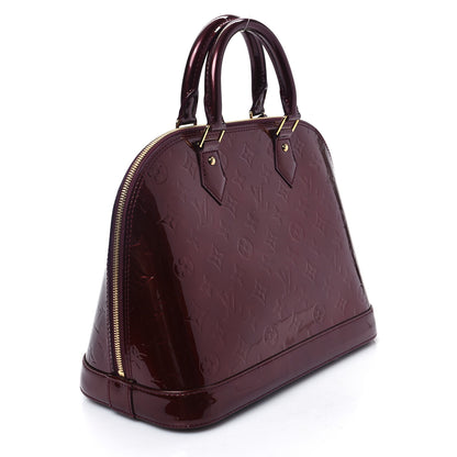 Louis Vuitton Vernis Alma PM Rouge Fauviste 3 of 10