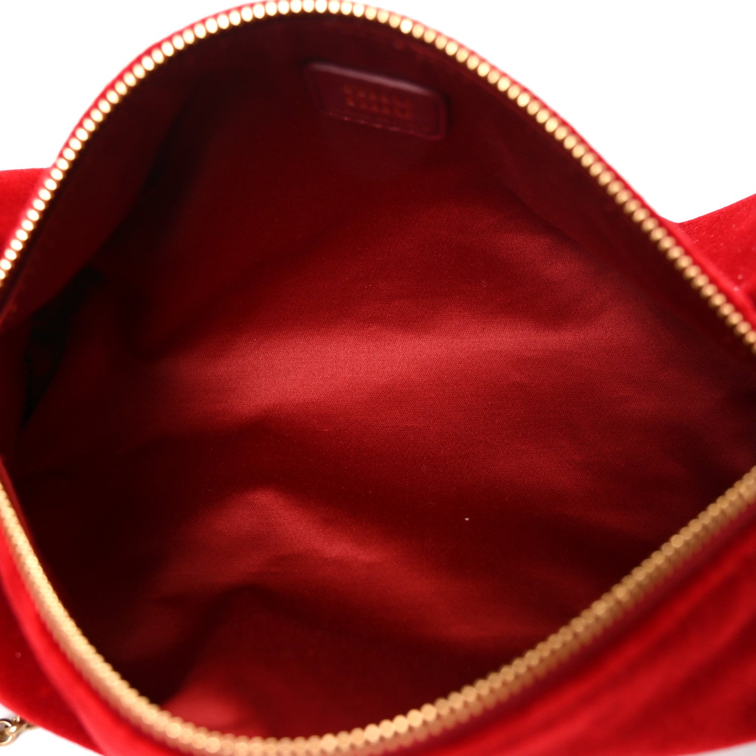 Miu Miu Velluto Mini Pouch Rosso 5 of 9