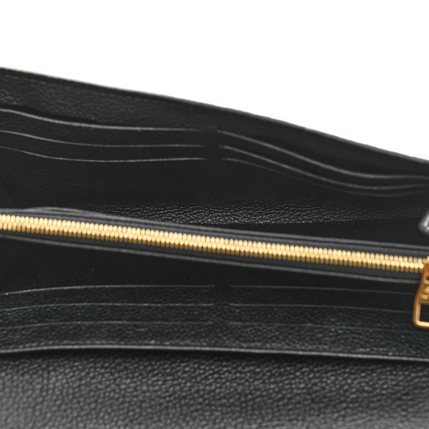 Monogram Empreinte Giant Sarah Wallet Black Beige