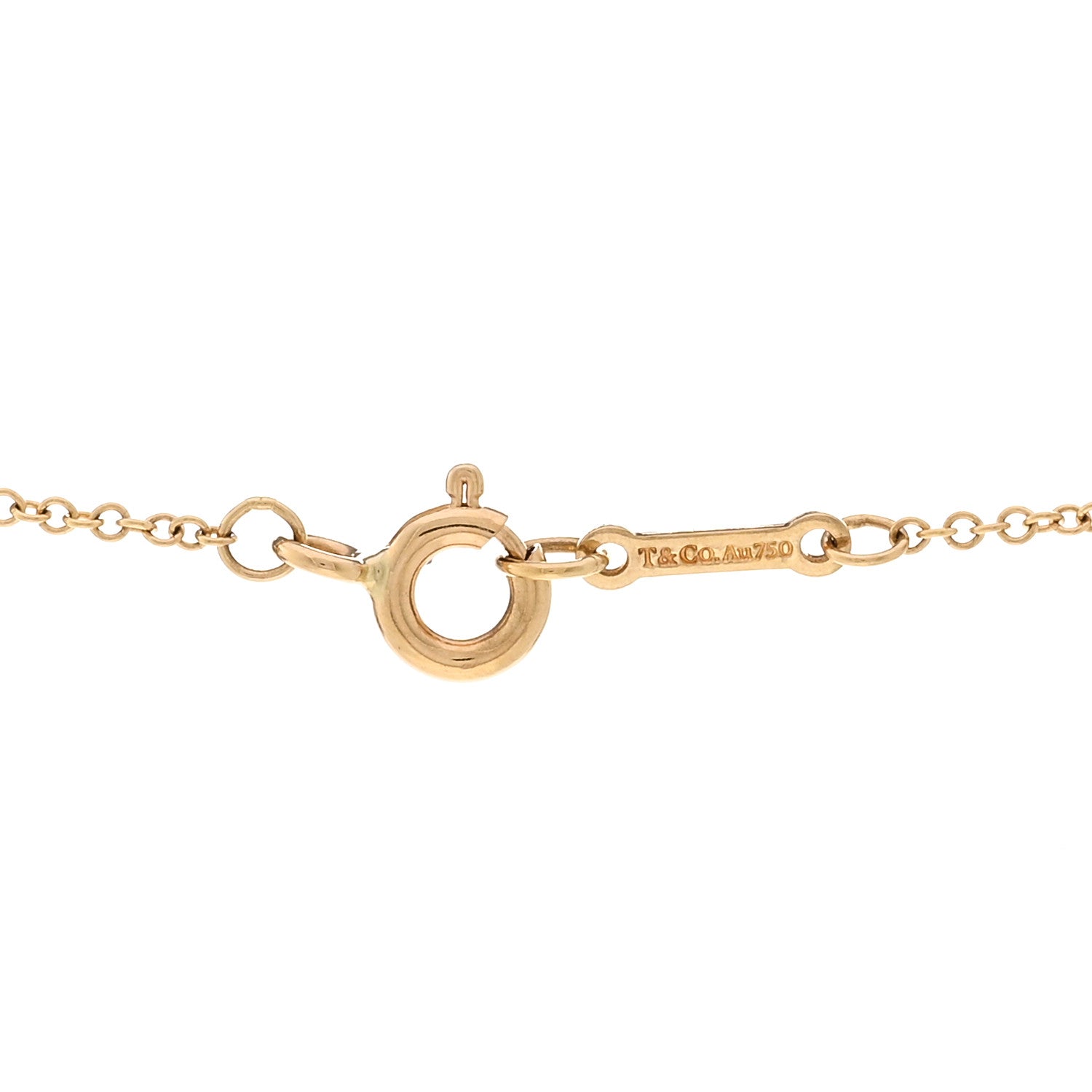 Tiffany 18K Yellow Gold Small Paloma Picasso Loving Heart Pendant Necklace 4 of 4