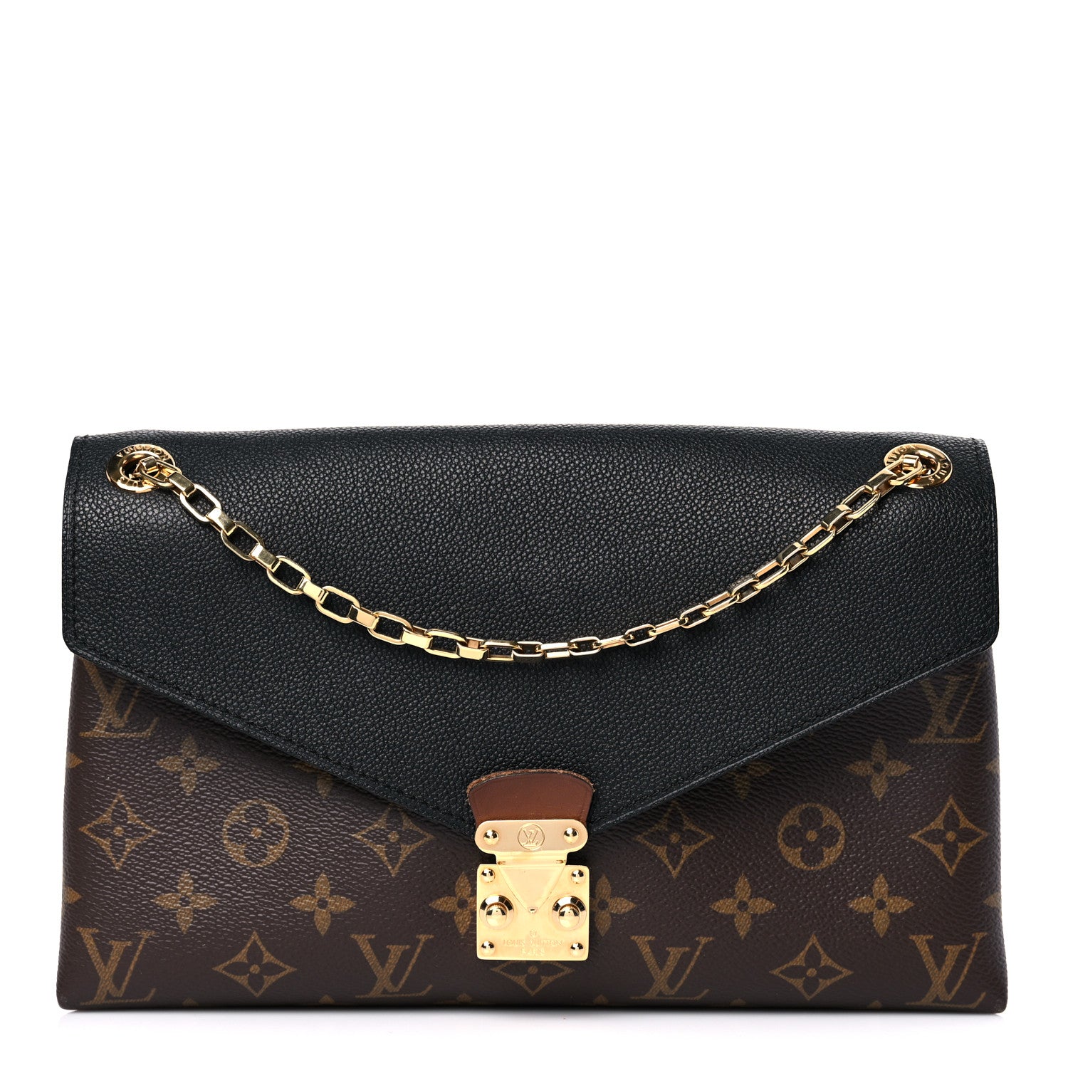 Louis Vuitton Monogram Pallas Chain Black 1 of 10