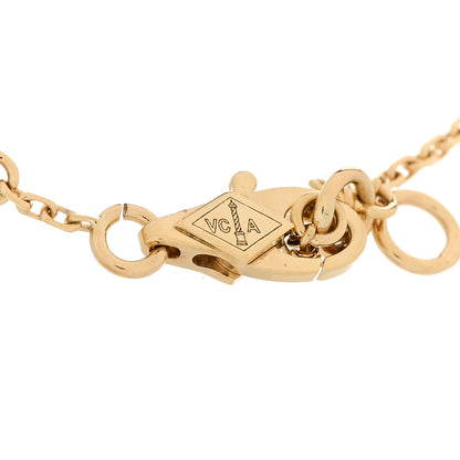 Van Cleef & Arpels VAN CLEEF & ARPELS 18K Yellow Gold Mother of Pearl Sweet Alhambra Bracelet 3 of 6