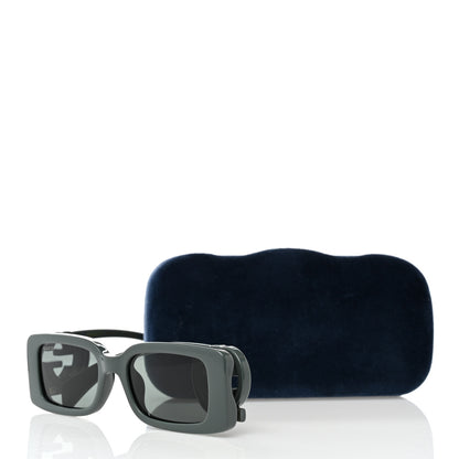 Gucci Acetate Rectangle Frame Sunglasses GG1325S Dark Grey 8 of 8