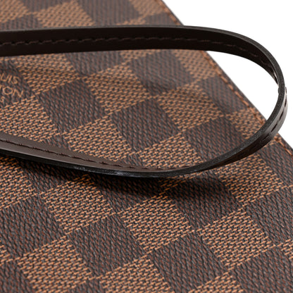 Louis Vuitton Damier Ebene Neverfull MM GM Pochette Rose Ballerine 10 of 11