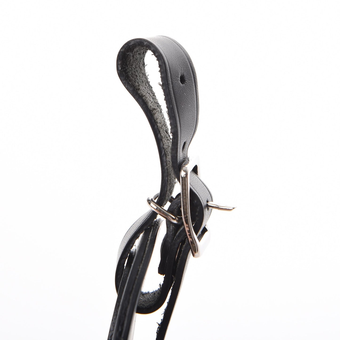 Calfskin Luggage Tag Black