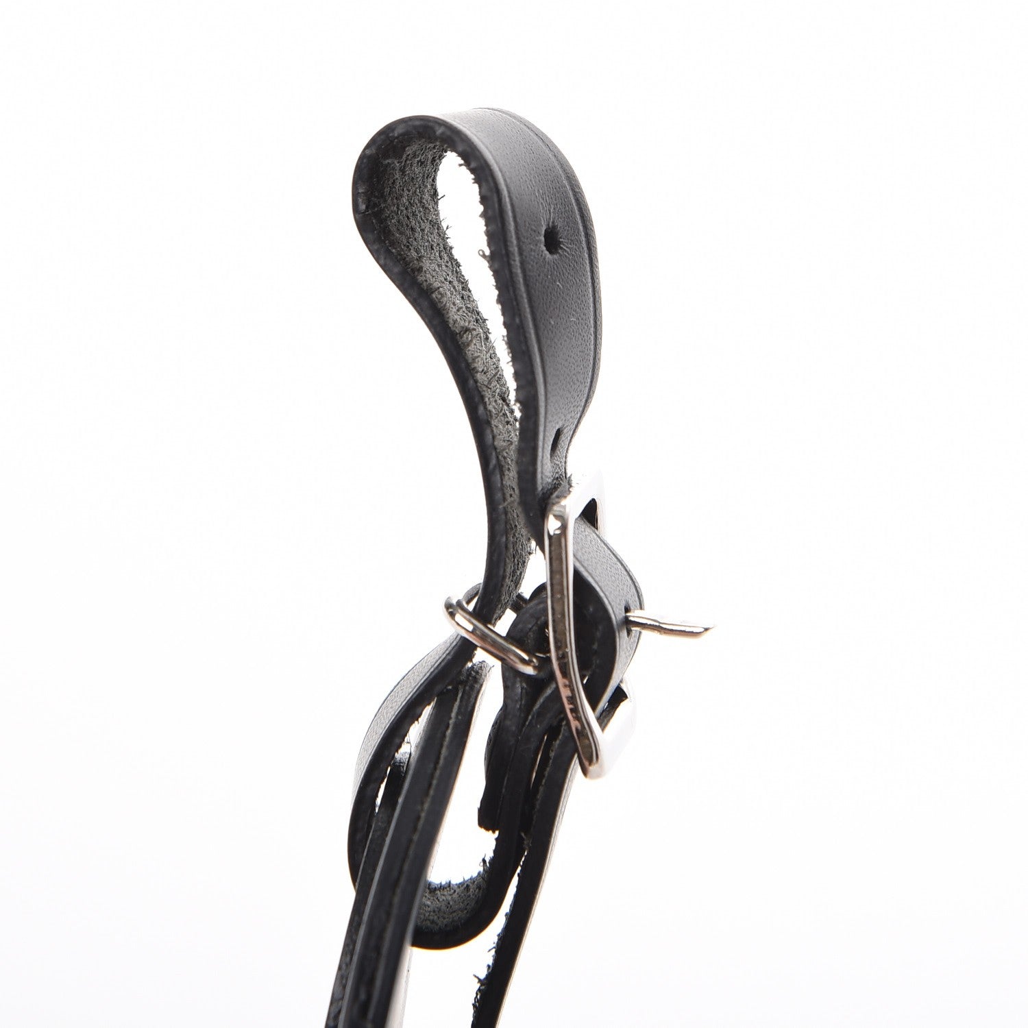 Louis Vuitton Calfskin Luggage Tag Black 4 of 5