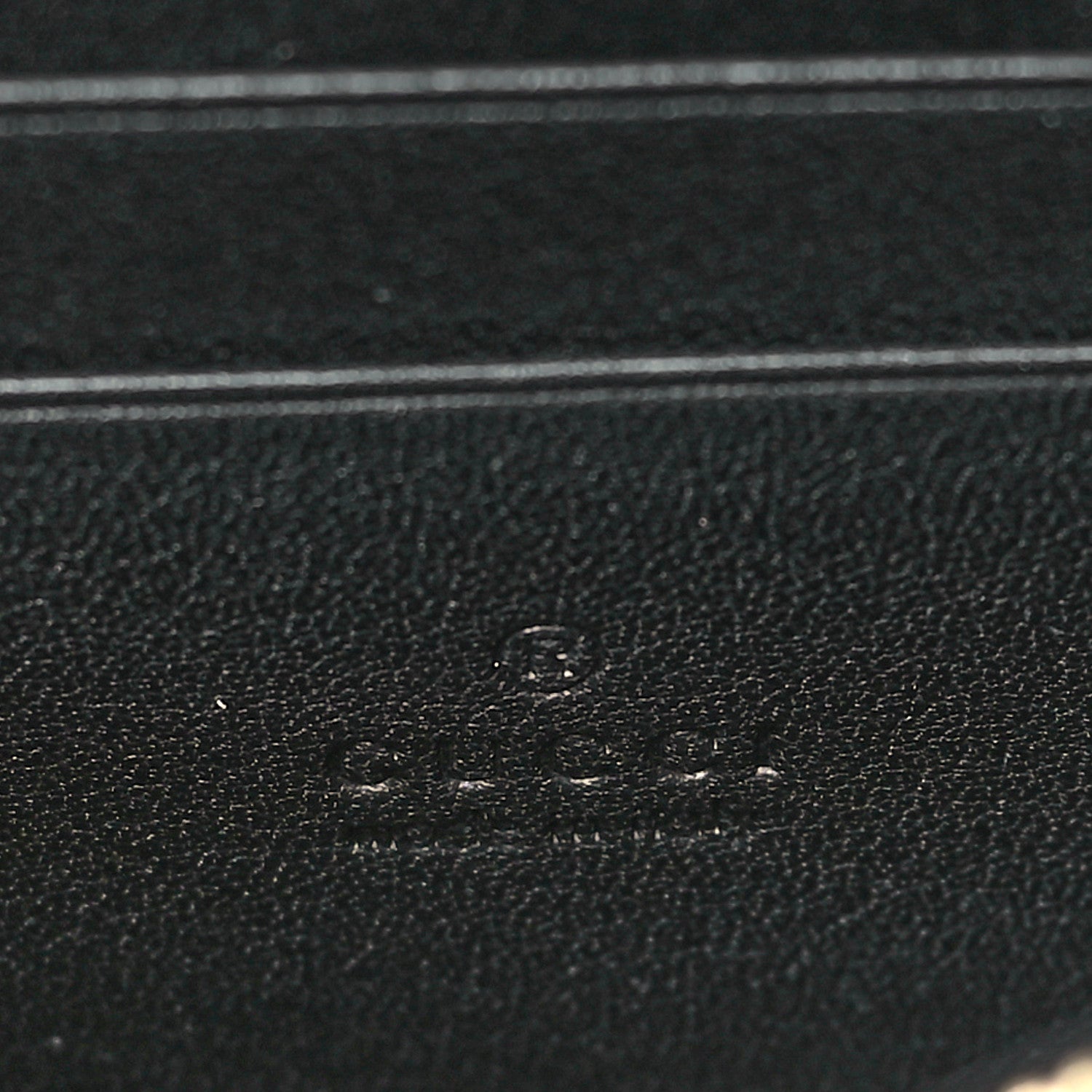 Gucci Roxy Calfskin Medium Blondie Chain Wallet Black 6 of 11