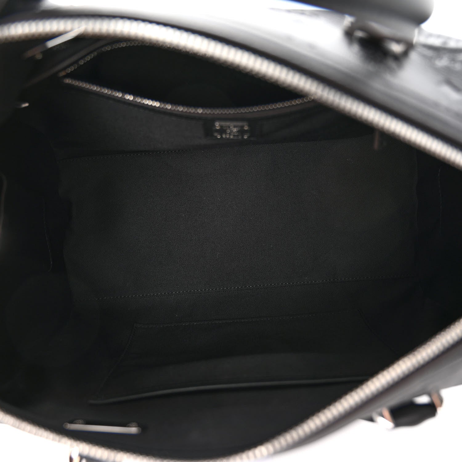 MCM Calfskin Ottomar Monogram Medium Essential Boston Bag Black 5 of 9