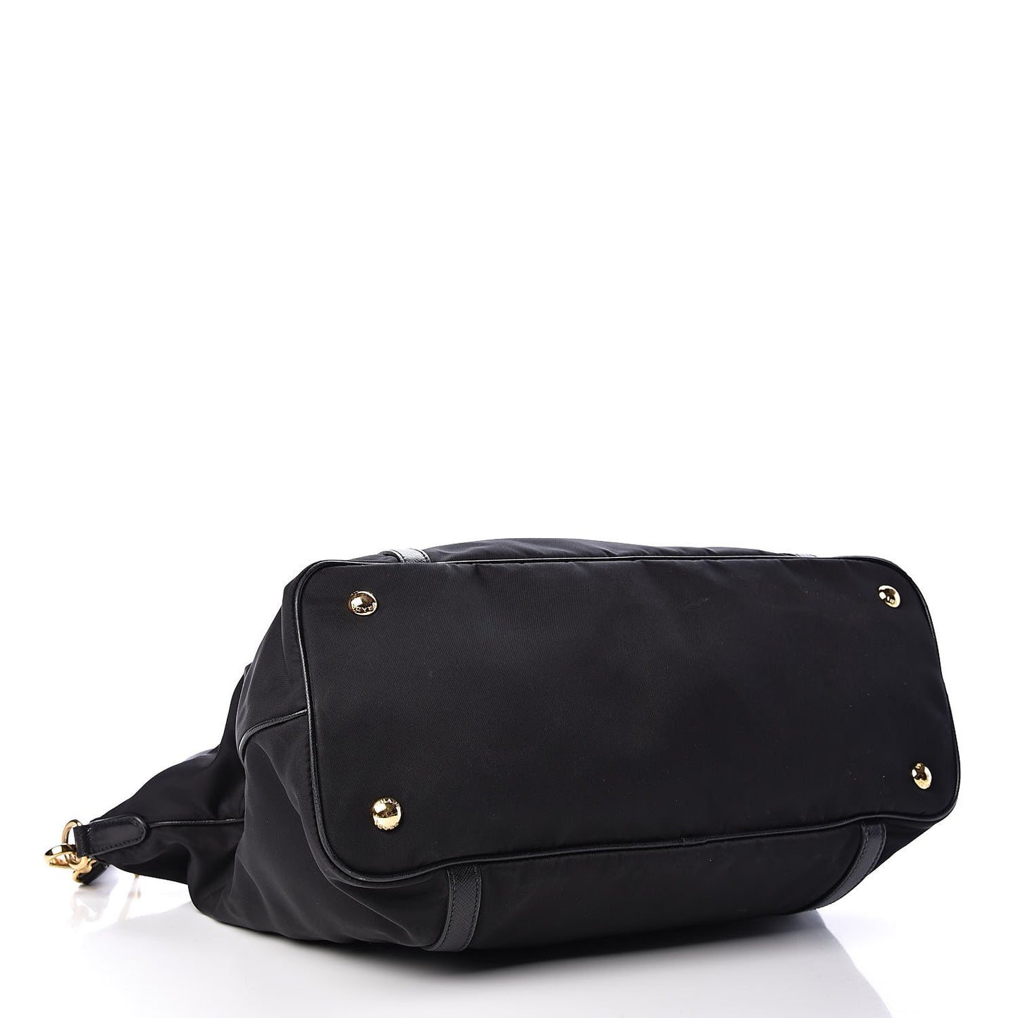 Tessuto Nylon Saffiano Tote Black