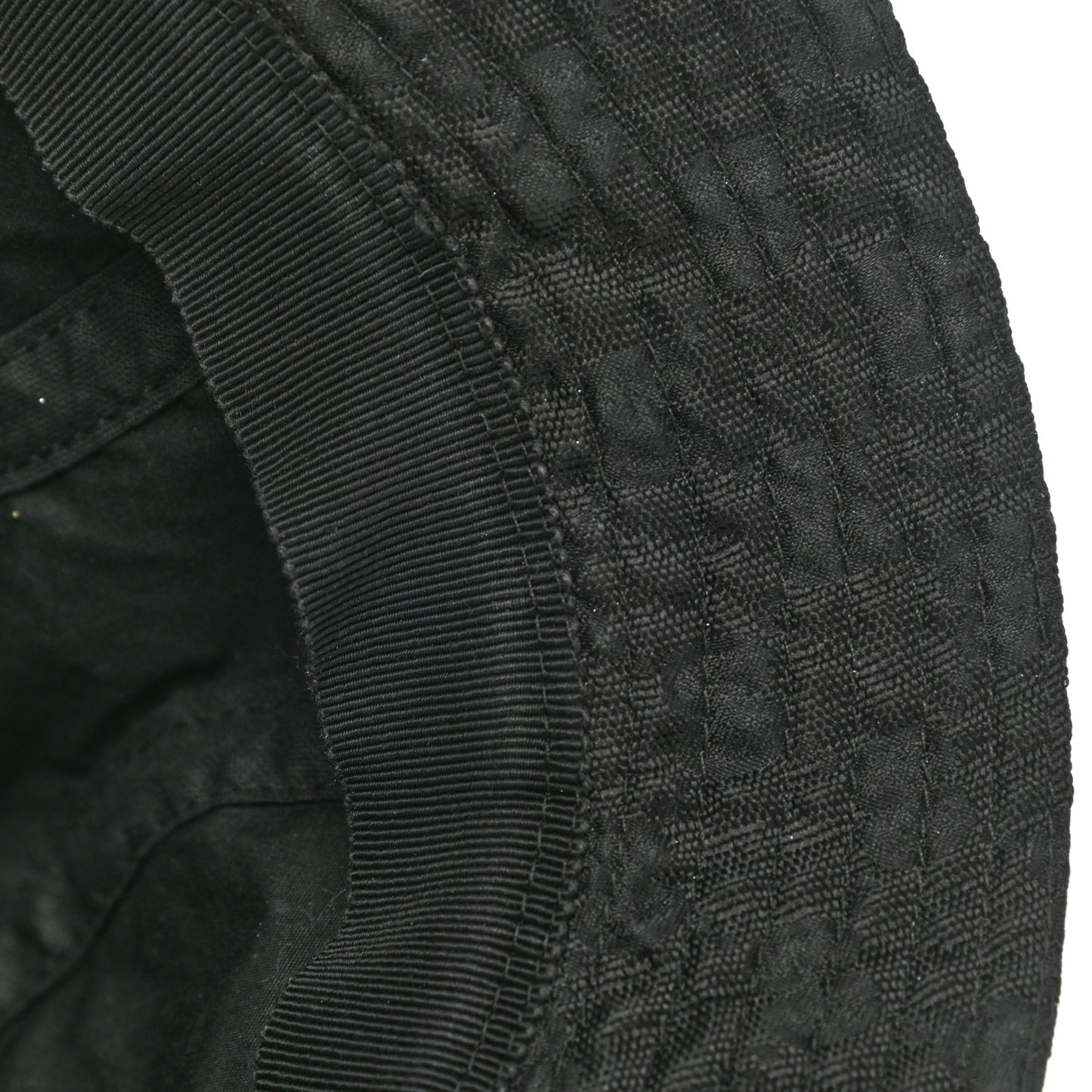 Nylon Monogram Bucket Hat XL Black