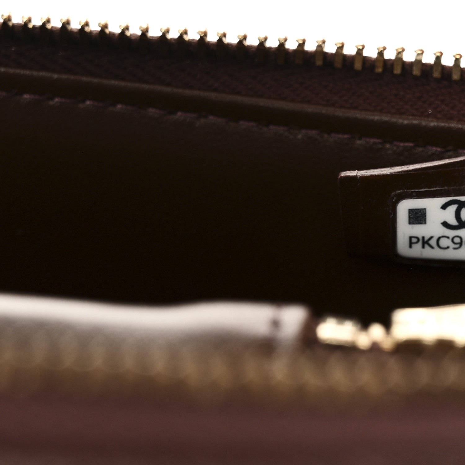 Chanel Caviar Quilted Top Handle Slim Vanity With Chain Dark Brown 7 of 10