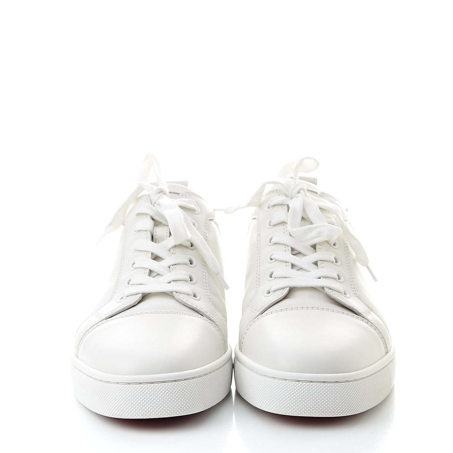 Calfskin Mens Louis Junior Flat Sneakers 41.5 White