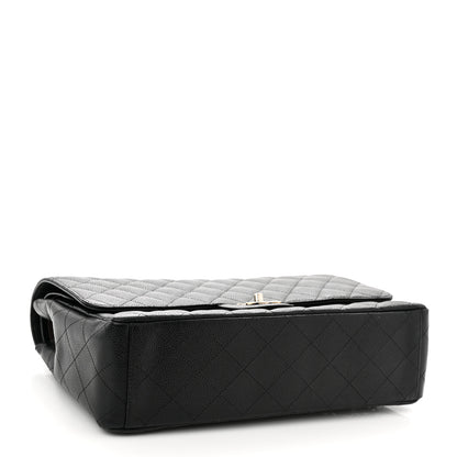Chanel Caviar Quilted Maxi Double Flap Black 4 of 12