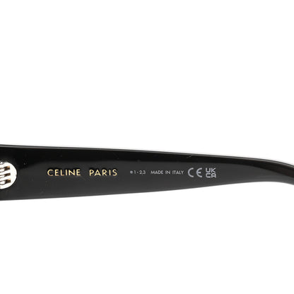 Celine Acetate Triomphe 01 Square Sunglasses CL 40226U Black 5 of 7