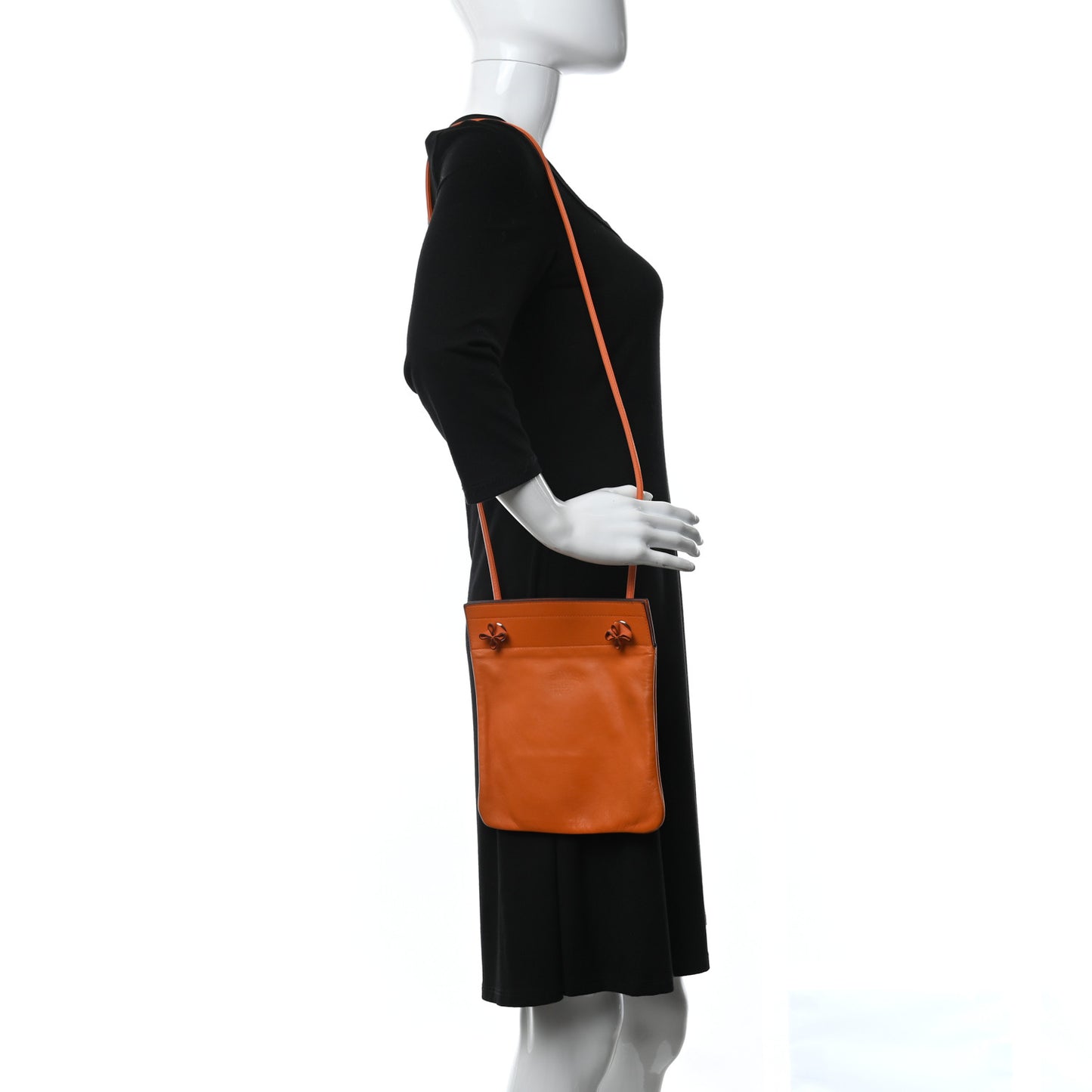 Milo Lambskin Swift Mini Aline Orange