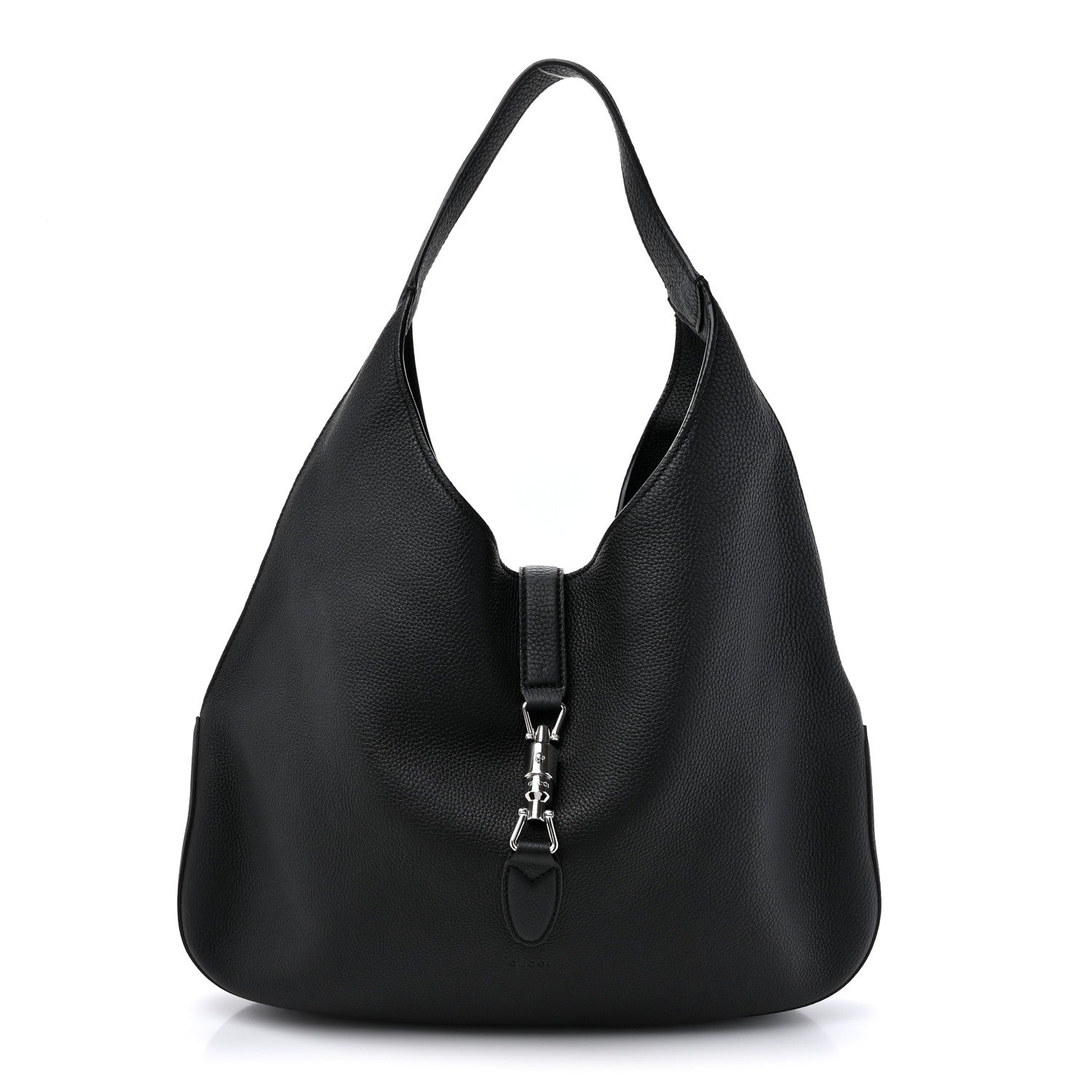 Gucci Soft Grained Calfskin Large Jackie Hobo Black 1 of 14