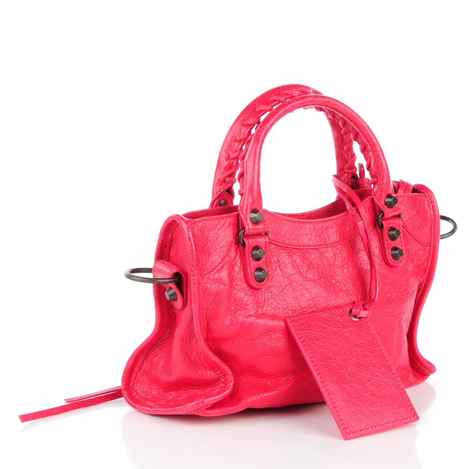 Balenciaga Agneau Classic Hardware Mini City Rose Thulian 3 of 7