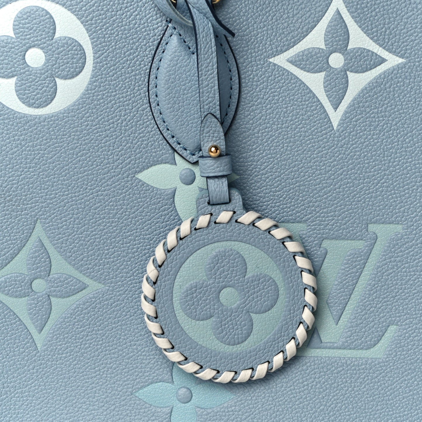 Empreinte Monogram Giant By The Pool Onthego MM Summer Blue