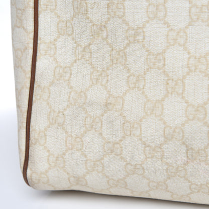 Gucci GG Plus Monogram Web Stripe Large Carry On Duffle Tan 14 of 18