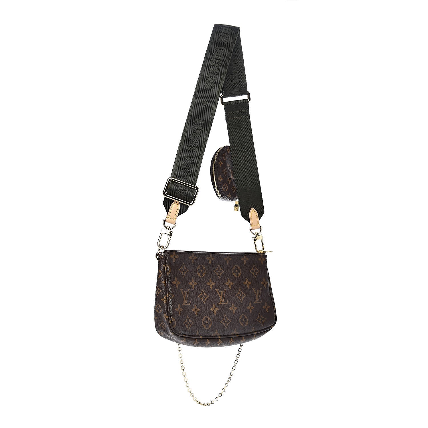 Louis Vuitton Monogram Multi Pochette Accessories Kaki 3 of 11