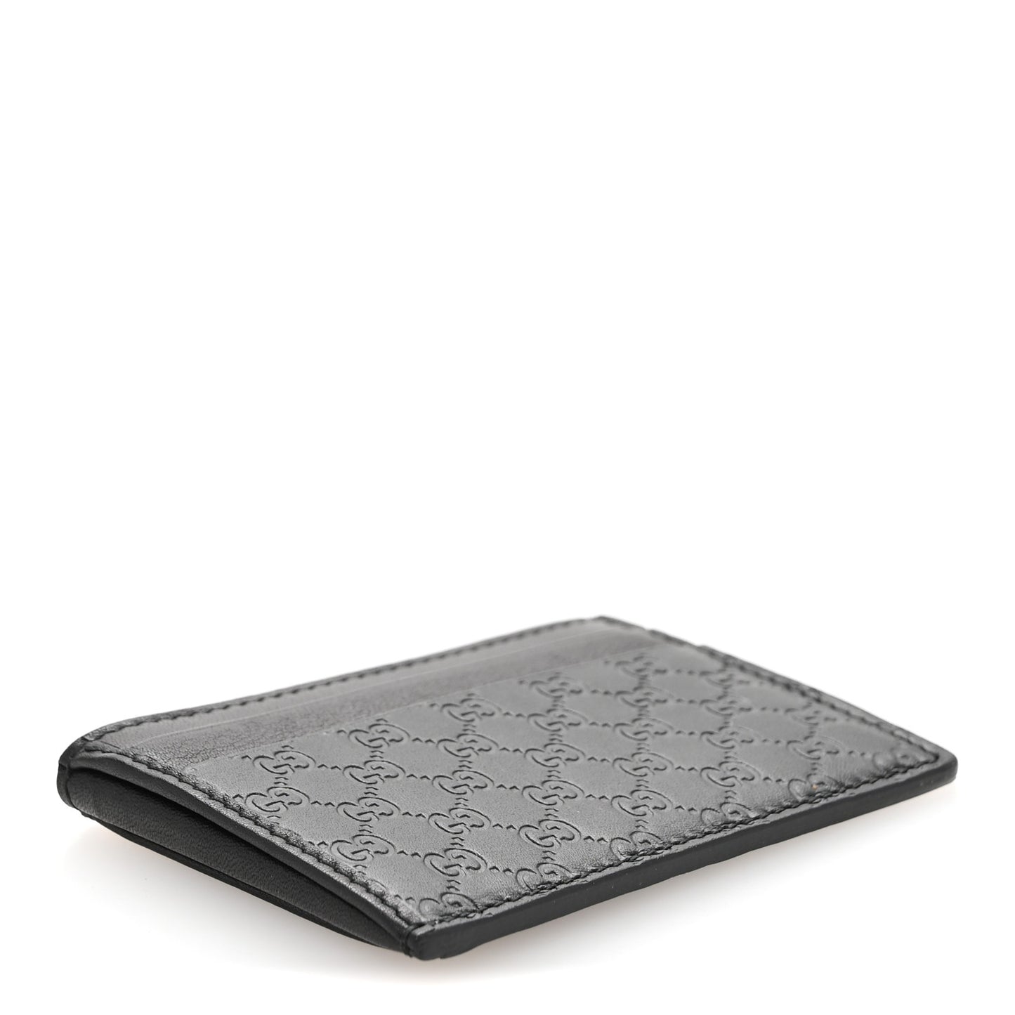 Microguccissima ID Window Card Holder Black